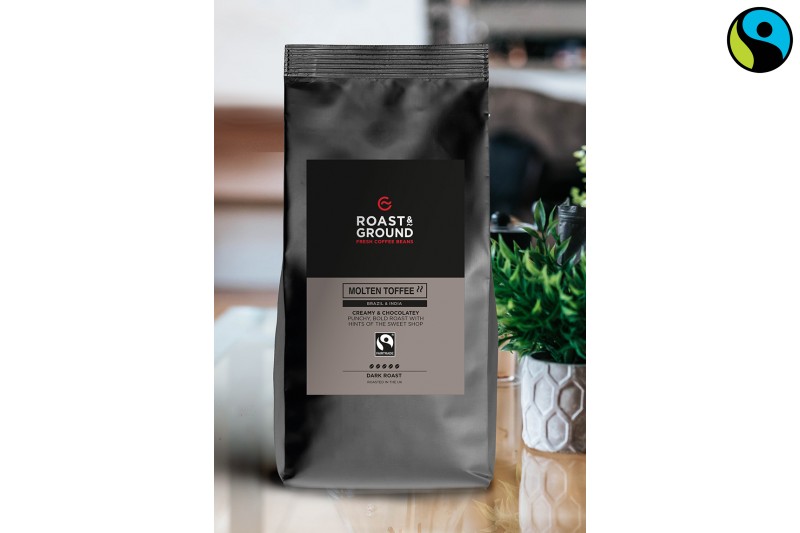 Molten Toffee Fairtrade Beans 12x450g